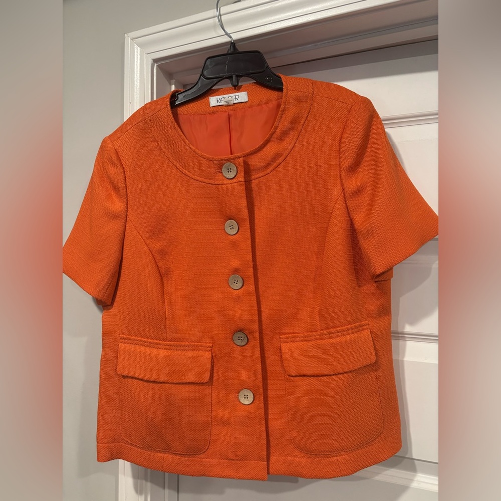 🧡 Kasper Orange Career Jacket 🧡